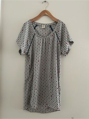 Roxy Printed Silky Mini Dress Sz S